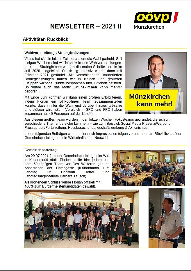 ÖVP_Münzkirchen_Newsletter_2021_II