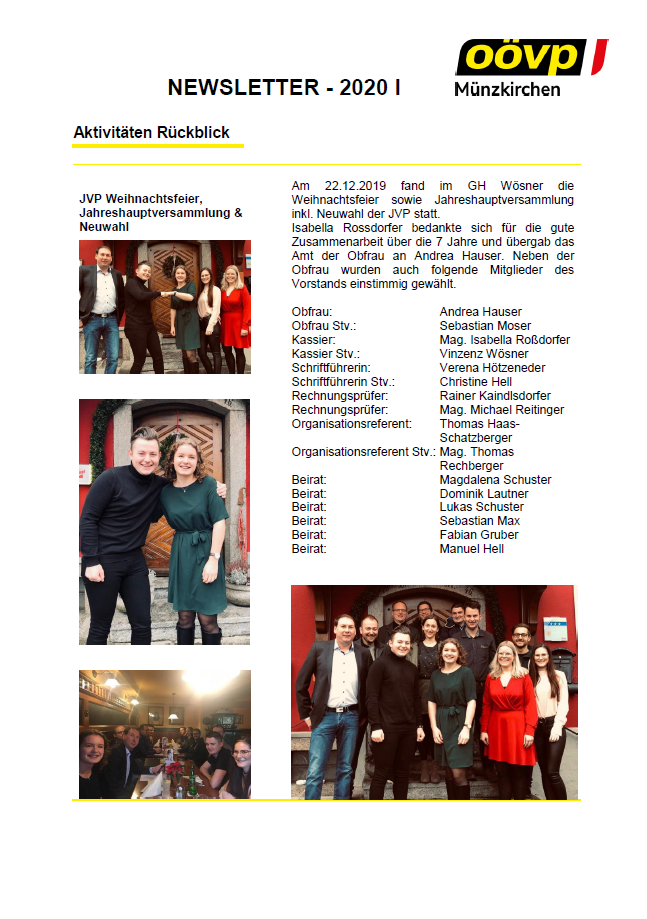 ÖVP_Münzkirchen_Newsletter_2020_I